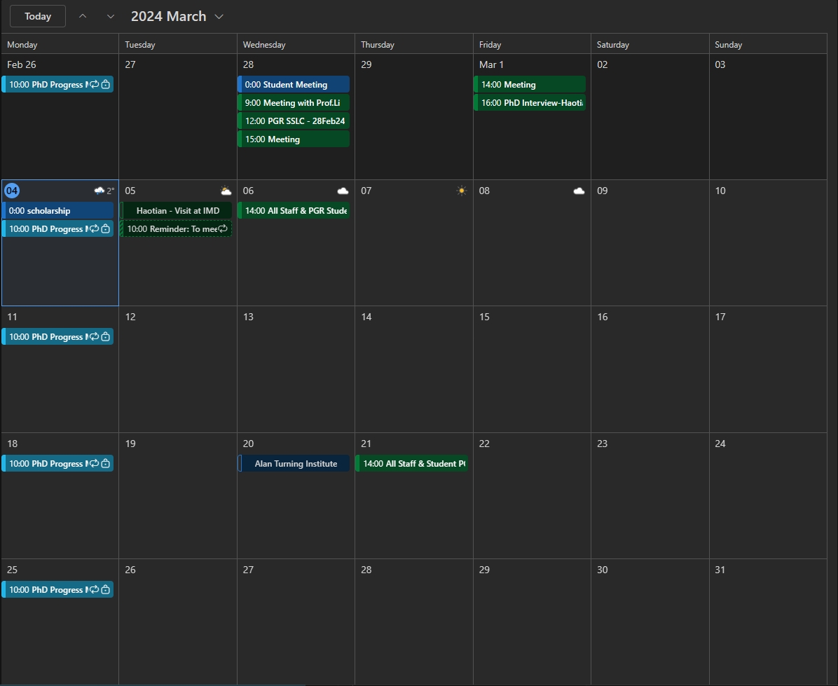 February 26th to March 4th, 2024